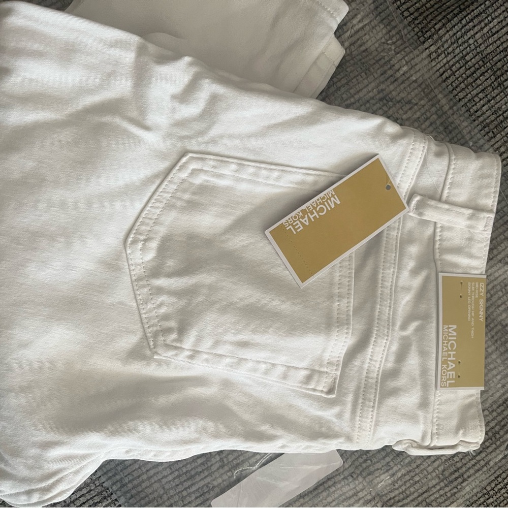 Michael Kors white Izzy Skinny Jeans - Picture 11 of 11